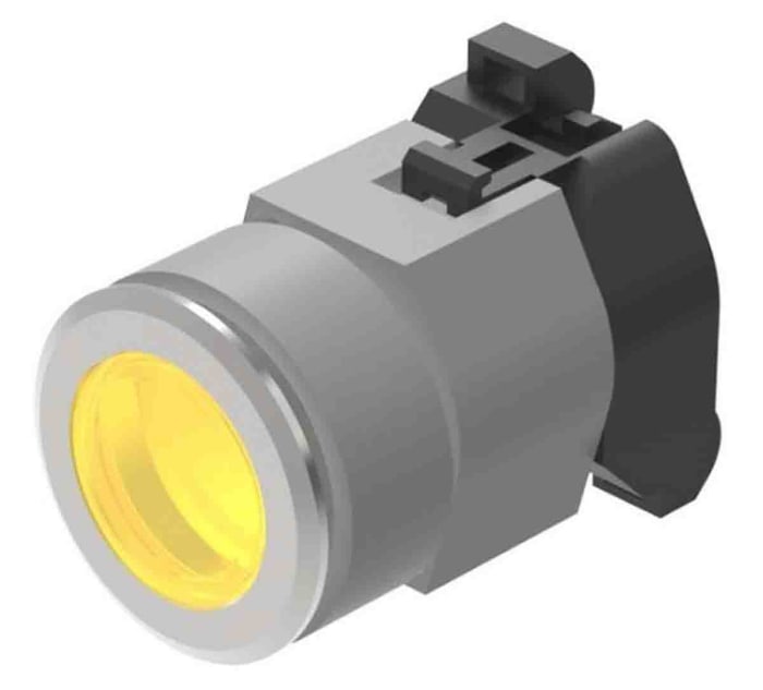 EAO, 704 Yellow LED Pilot Light, 31mm Cutout, Round