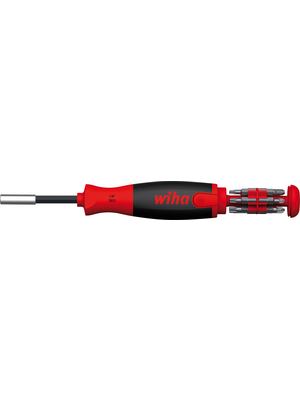 Bit Holder with 12 Bits, Hex/Phillips/Pozidriv/Slotted/Torx, 13pcs