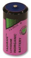 Battery, 3.6 V, C, Lithium Thionyl Chloride, 8.5 Ah, Raised Positive and Flat Negative, 26.2 mm