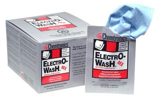 Cleaner, Presaturated, Optic, 25Pk, Fiber Optic Connections, Degreaser, Wipe