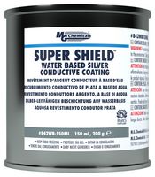 Conductive Coating, EMI and RFI Shielding, 1 Part, Water Based Silver, Bottle, 150 ml