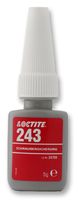 Adhesive, Threadlocking, Medium Strength, Medium Viscosity, Blue, Bottle, 5 ml