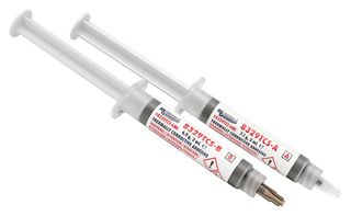 Adhesive, Thermally Conductive, 2 Part Epoxy, Grey, 1.44 W/m.K, 11.4 MPa, Syringe, 6 ml
