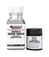Silver Epoxy Conductive Paint, Bottle, EMI Shielding, 60ml, Super Shield 842ER Series