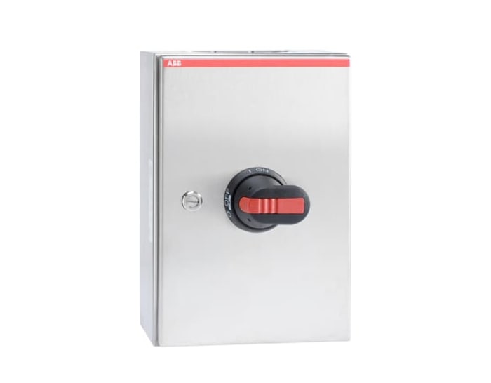 ABB 4P Pole Screw Mount Switch Disconnector - 100A Maximum Current, 37kW Power Rating, IP65