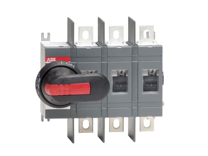 ABB 3P Pole Screw Mount Switch Disconnector - 250A Maximum Current, 200kW Power Rating, IP00, IP65