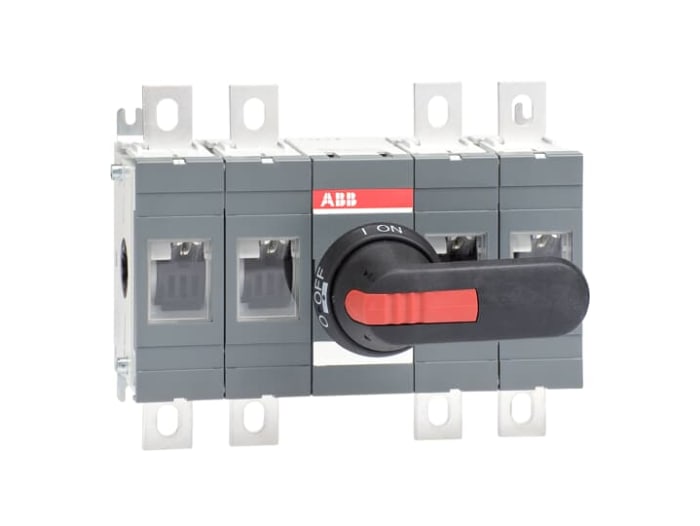 ABB 4P Pole Screw Mount Switch Disconnector - 315A Maximum Current, 315kW Power Rating, IP00, IP65