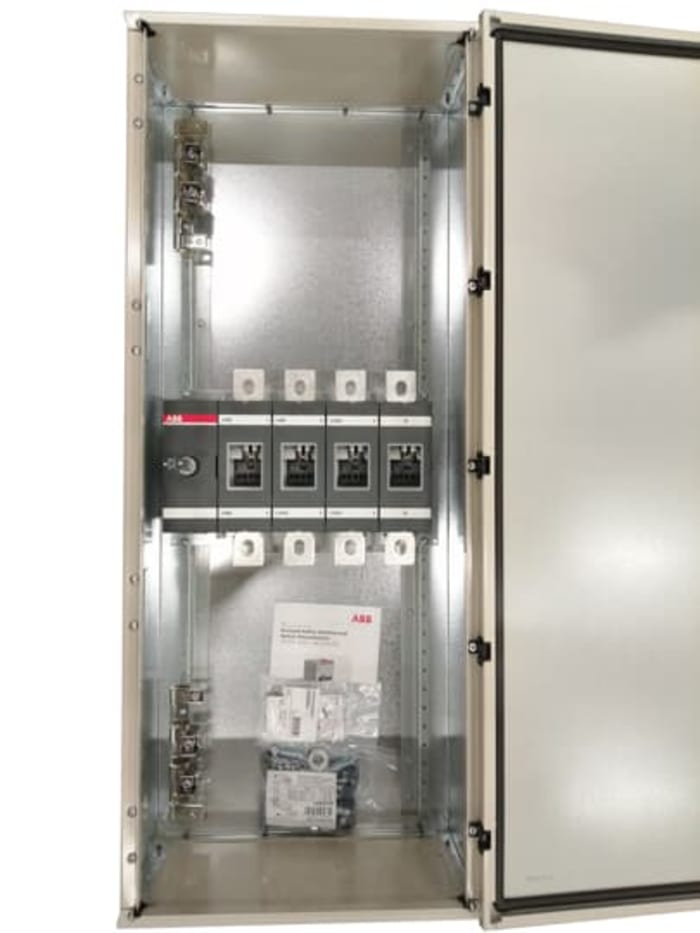 ABB 4P Pole Screw Mount Switch Disconnector - 570A Maximum Current, 560kW Power Rating, IP65