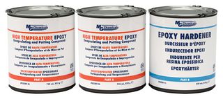Potting Compound, High Temperature, Flame Retardant, Flexible, 2-Part Epoxy, Can, Black, 2.3 L