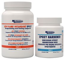Potting Compound, Thermally Conductive, Flame Retardant, 2 Part, Epoxy, Bottle, Black, 375 ml