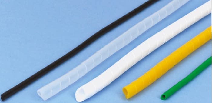 HellermannTyton Kablo Toplama Spirali, Polietilen, Yeşil, Kablo Çapı: 9,6 → 19,2mm