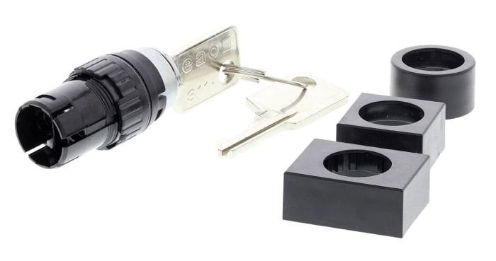 Anahtarlı Switch, 2 Konumlu, 250 V acde 5 A, IP65 (Ön); IP40 (Arka), -25 → +55°C