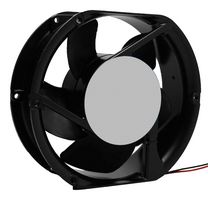 DC Axial Fan, 24 V, Rectangular with Rounded Ends, 172 mm, 51 mm, Ball Bearing, 235 CFM