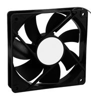 DC Axial Fan, 12 V, Square, 120 mm, 25.4 mm, Ball Bearing, 89 CFM