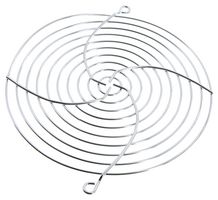 Fan Finger Guard, Steel - Wire Form, 172mm Axial Fans, 162 mm, Bright Nickel Chrome, G172 Series