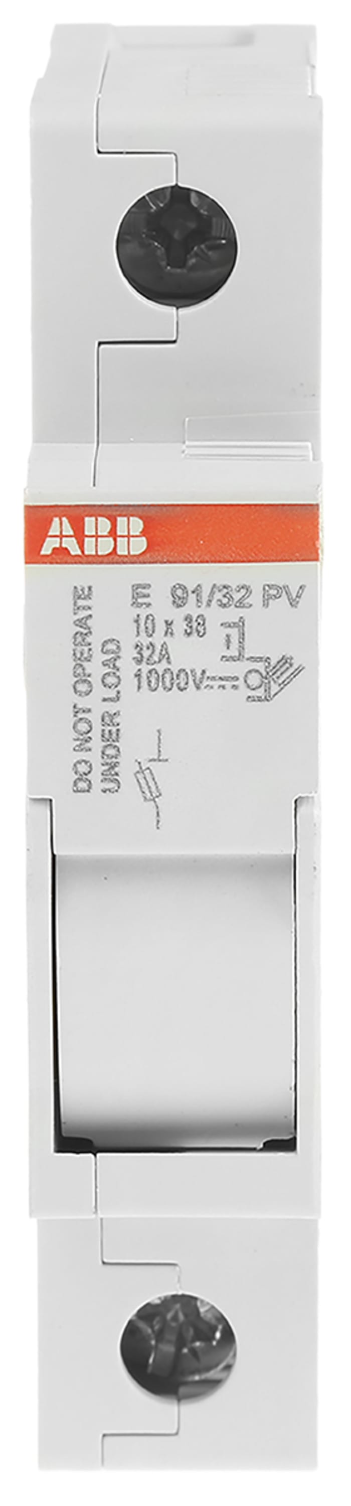 Kartuş Sigorta Yuvası 32 A, Sigorta Boyutu: 10 x 38 mm, 1P