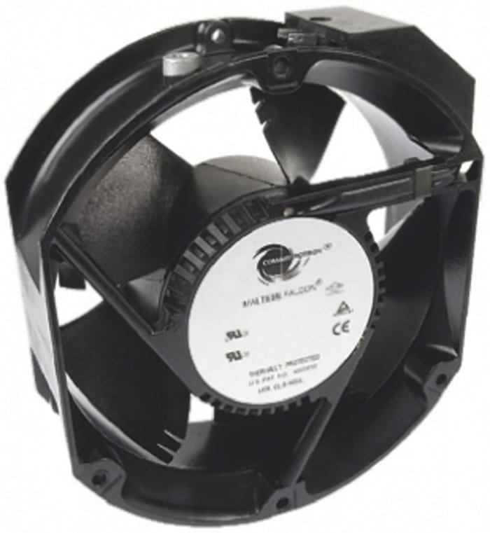 AC Aksiyel Fan, 171,4 x 150,4 x 54,9mm, 496m³/sa, 41,4W, 230 V ac (Maltese Serisi)