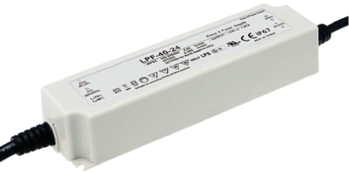 Mean Well LPF-40-48RS, LED Sürücü (LED Driver) 40,32W, 48V