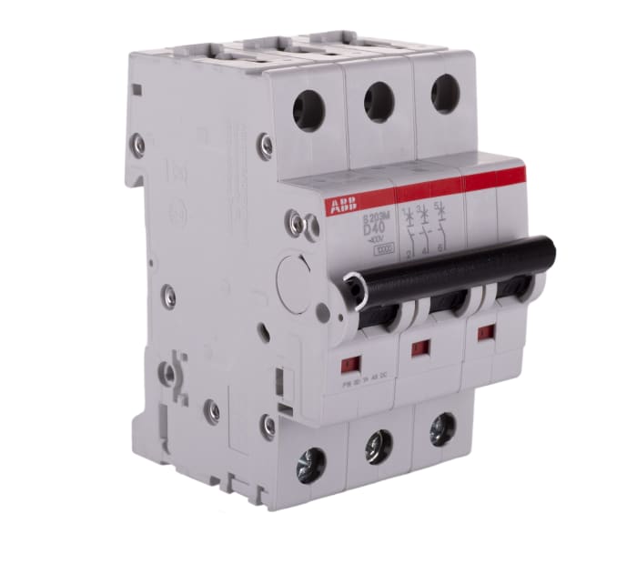 System M Pro S200 MCB Mini Şalter 3P, 40 A, D Tipi
