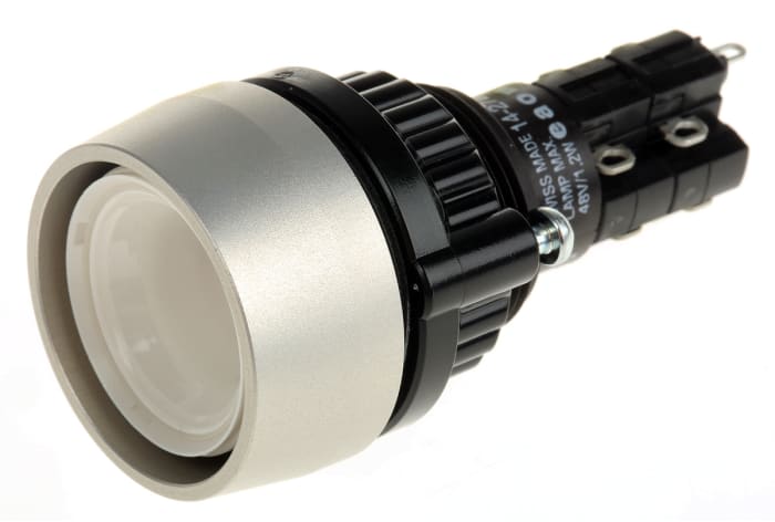 Buton / Buton Siviç / Buton Switch, 22,5mm, Çift Kutuplu Çift Atımlı (DPDT), Mandallama, Aydınlatmalı, IP67