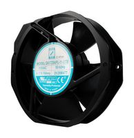 AC Axial Fan, 115V, Rectangular with Rounded Ends, 172 mm, 38 mm, Ball Bearing, 228 CFM
