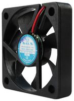 DC Axial Fan, 24 V, Square, 50 mm, 10 mm, Ball Bearing, 8.6 CFM