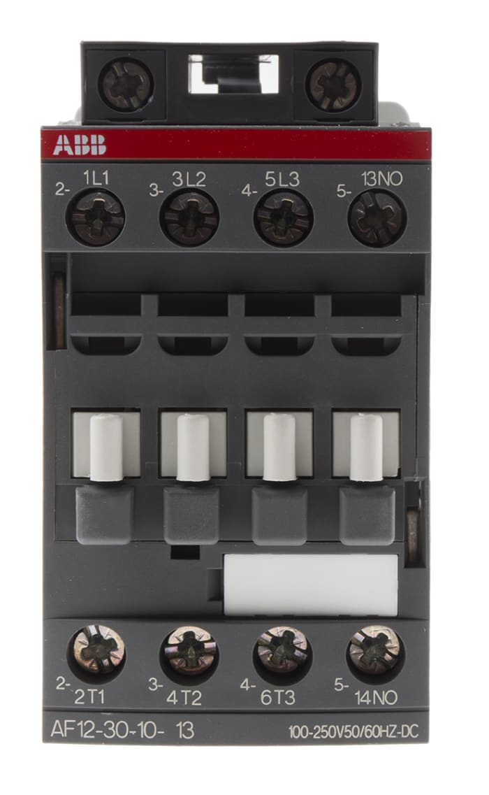 AF12 AF Aralığı Kontaktör, 3 Kutuplu, 9 A, 5,5 kW, Bobin Gerilimi: 230 V ac