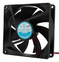 DC AXIAL FAN, BALL, 50CFM, 0.18A, 24V