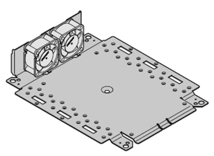 nVent SCHROFF Steel for Use with Interscale M Electronic Case, 217.45 x 303.85 x 130.05mm