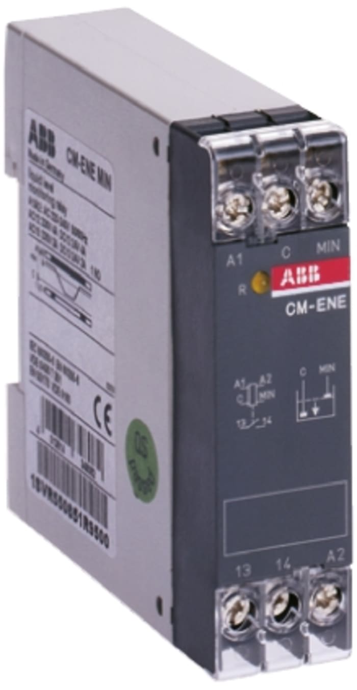 ABB Sıvı Seviye Rölesi, Raya Monte, Vidalı Montaj, 88,5 x 22,5 x 78mm, 30V ac, 110 → 130 V ac
