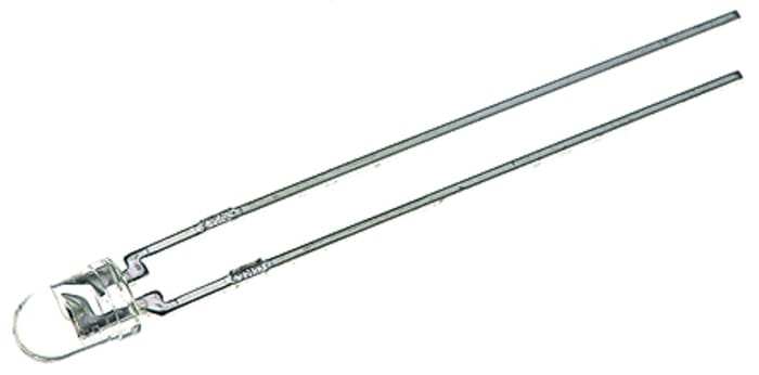 Kingbright L-7104GC Yeşil LED 568 nm, Yuvarlak Mercekli, İğne Bacaklı 3 mm (T-1)