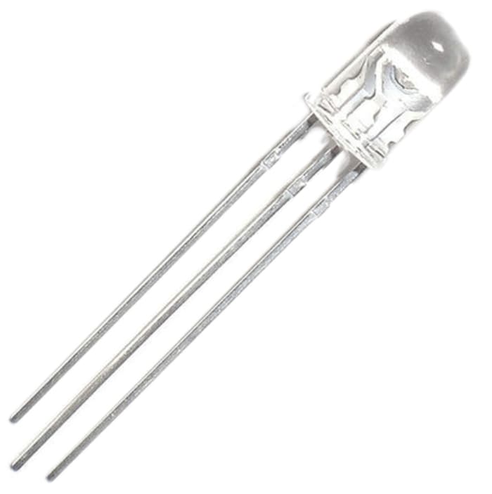 Kingbright L-489SURKCGKC Çift Renkli Yeşil, Kırmızı LED 570 / 630 nm 3-Pinli, Yuvarlak Mercekli, İğne Bacaklı