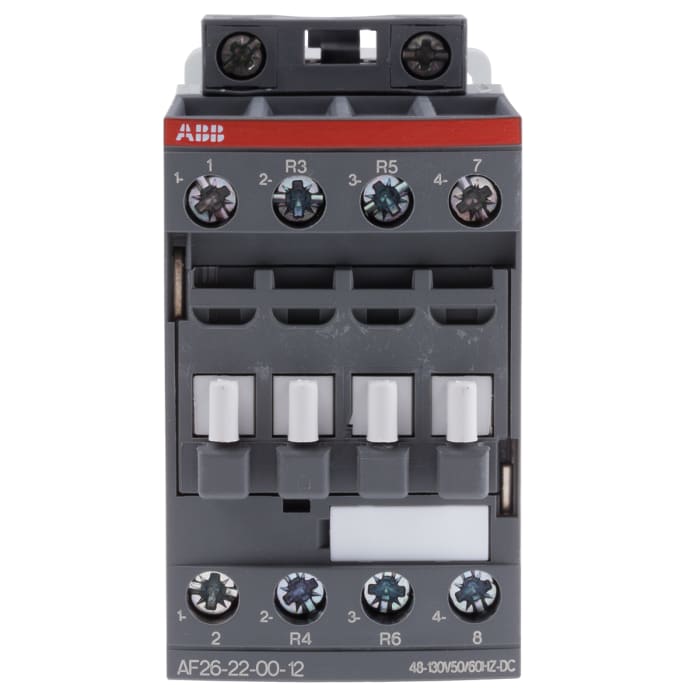 AF26 AF Aralığı Kontaktör, 4 Kutuplu, 45 A, Bobin Gerilimi: 48 → 130 V ac/dc