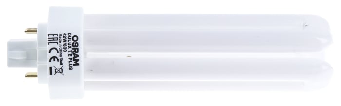 Osram, 4 Pinli, Entegre Olmayan Kompakt Floresan Ampuller, 42 W, 3000K, Sıcak Beyaz