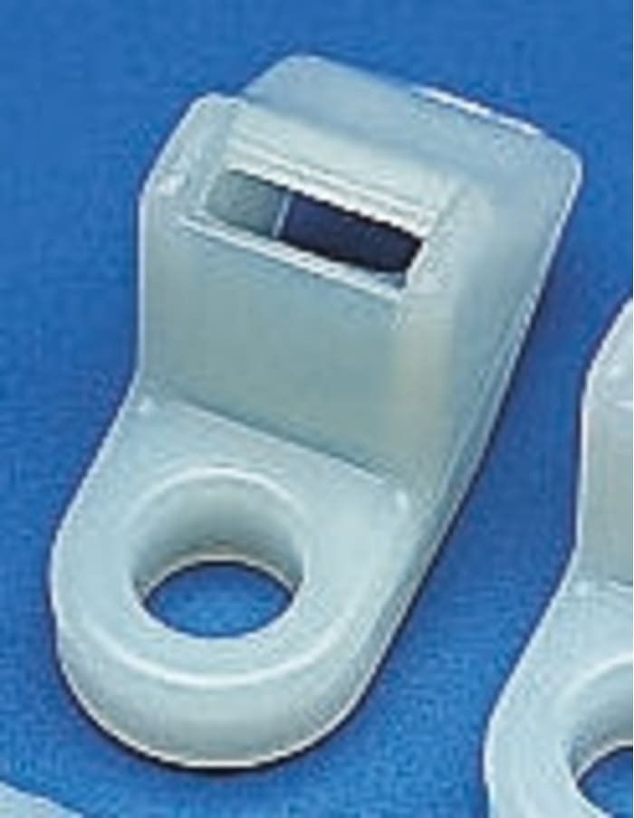 HellermannTyton, Siyah, Kroşe (Bağ Montajı için), 27,3mm x 12,5 mm, 8mm Maks. Bağ Genişliğine Uygun