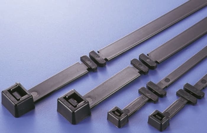 HellermannTyton, Siyah, Naylon, Kablo Tavası Kablo Bağı, 355mm x 13 mm