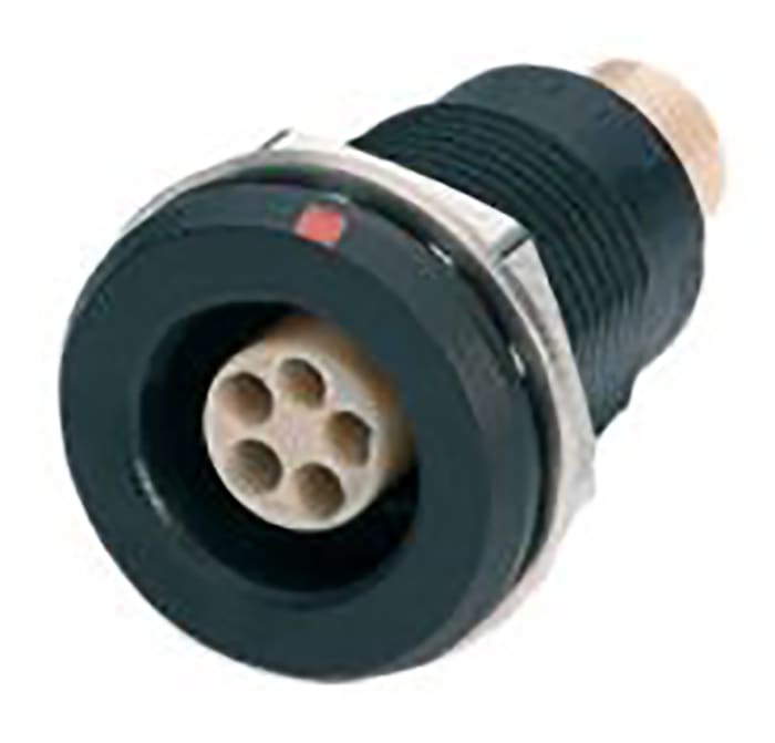 Lemo Circular Connector, 10 Contacts, Panel Mount, M15 Connector, Socket, Male, IP66, IP68, 2T Series
