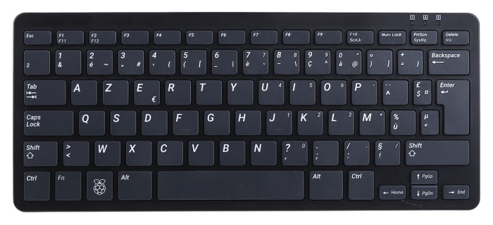 Raspberry Pi Black, Grey AZERTY (France) Raspberry Pi Keyboard