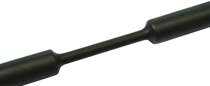 HellermannTyton Siyah Isıyla Daralan Makaron, 9mm, Büzüşme Oranı: 3:1, 30m Uzunluğunda