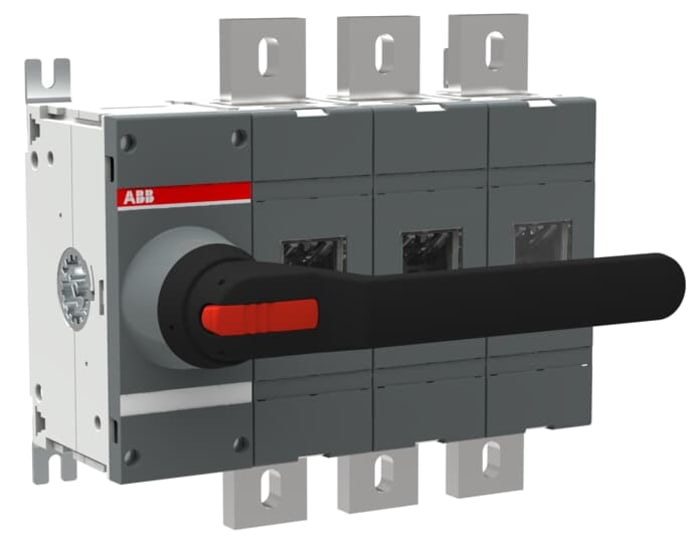 ABB 3P Pole Surface Mount Switch Disconnector - 1000A Maximum Current, 560kW Power Rating, IP00