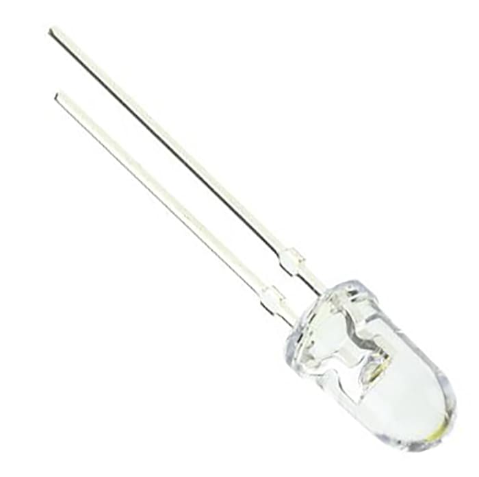 Kingbright L-53SRC-J4, Solid State Lamp Serisi Kırmızı LED 640 nm, Yuvarlak Mercekli, İğne Bacaklı 5 mm (T-1 3/4)