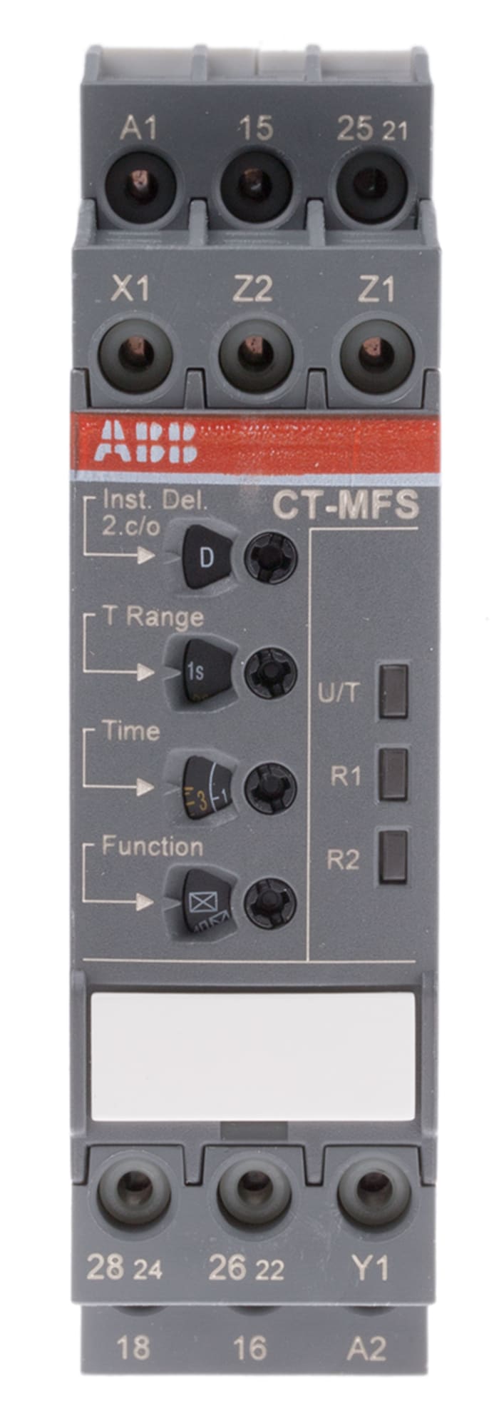 ABB Zaman Rölesi, DPDT, Geçirmeli, 2 Kontaklı Çok İşlevli, SPDT, 24 → 240 V ac/dc