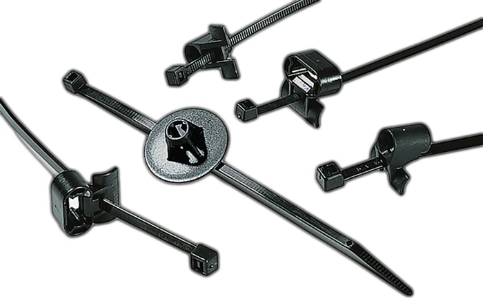 HellermannTyton, Siyah Kablo Bağı Seti (Paketli), Naylon 66, 200mm x 4,6mm