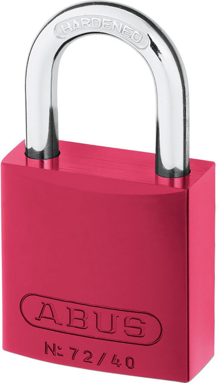 Abus Güvenlik Asma Kilidi, 39mm, Alüminyum, Çelik Anahtar