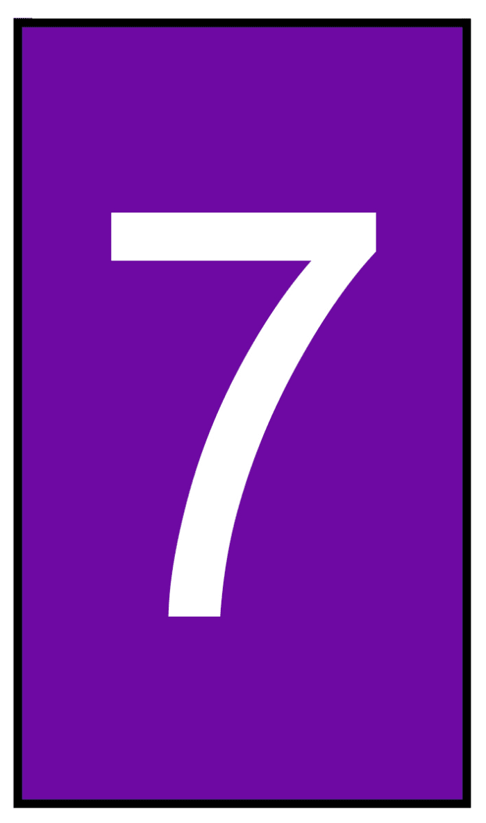 HellermannTyton Kablo İşaretleyici, Eflatun üstüne Beyaz Renkli, 7, Kaydırarak Takma, 1,7mm → 3,6mm