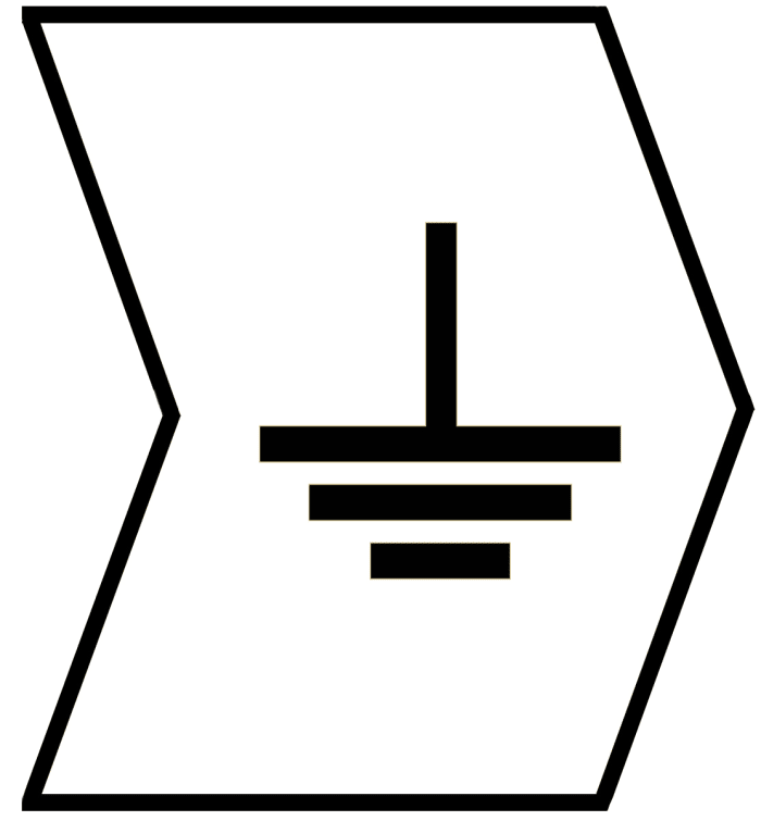 HellermannTyton Kablo İşaretleyici, Beyaz üstüne Siyah Renkli, Earth, Kaydırarak Takma, 2mm → 5mm