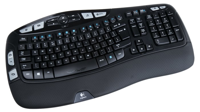 Logitech Kablosuz USB Klavye, QWERTY (Birleşik Krallık)