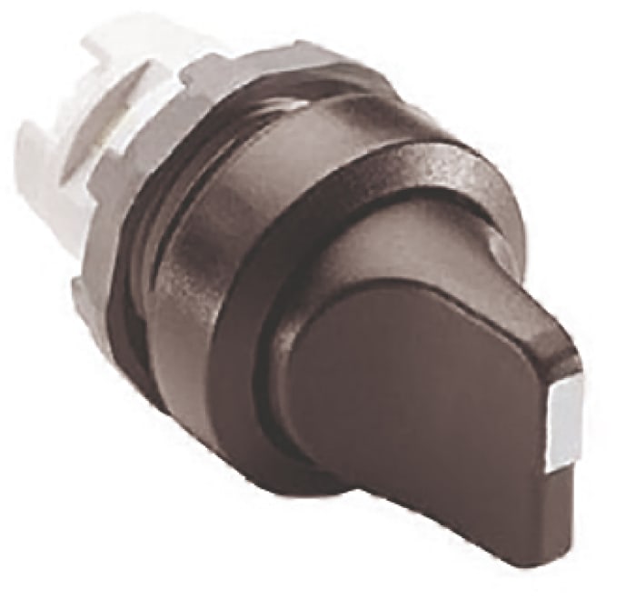 ABB ABB Modular Series 2 Position Selector Switch Head, 22mm Cutout, Black Handle