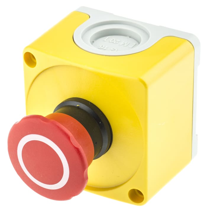 ABB 1SFA Series Pull Release Emergency Stop Push Button, Surface Mount, 2NC, IP66, IP67, IP69K