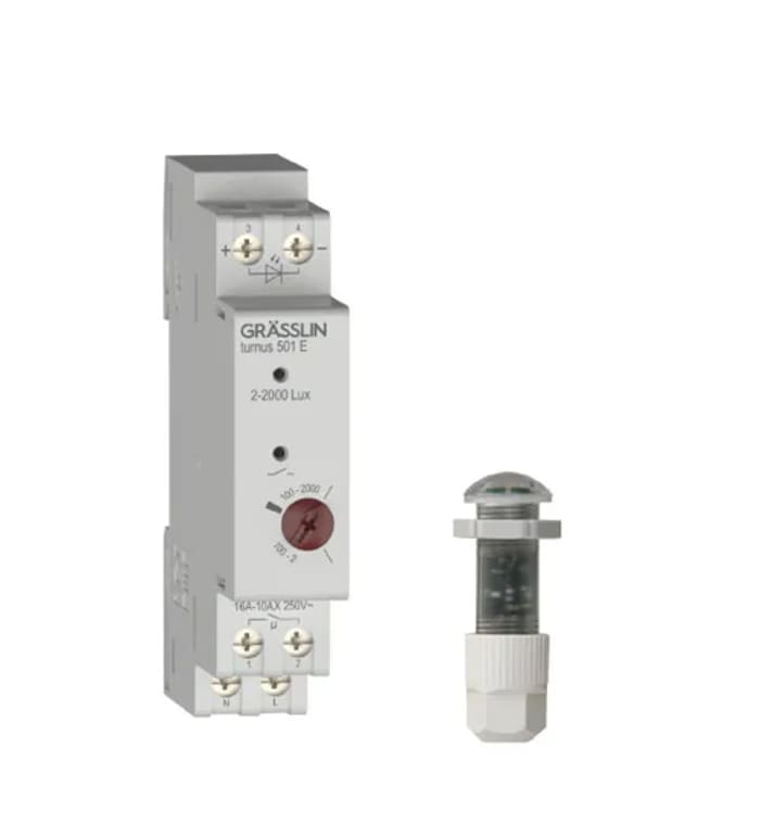 Grasslin Analogue DIN Rail Time Switch 230 V ac, 1-Channel
